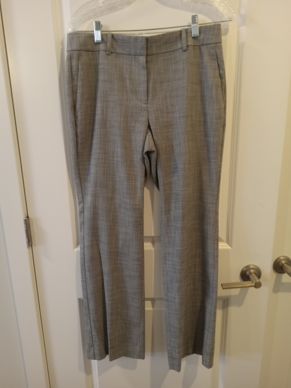 Ann Taylor Light Gray Dress Trousers